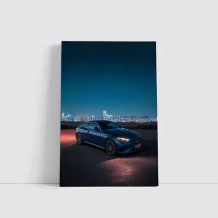 Mercedes CLE Coupe Blue City Night
