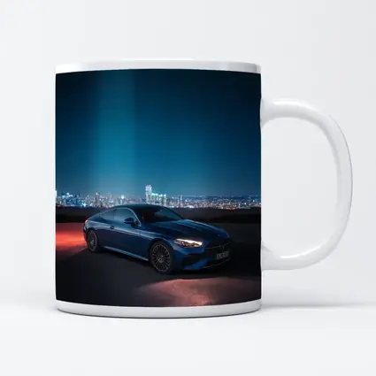 Mercedes CLE Coupe Blue City Night