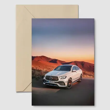 Mercedes AMG GLE Coupe Desert Sunset