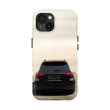 Mercedes GLE Class Black Rear Parking Lot