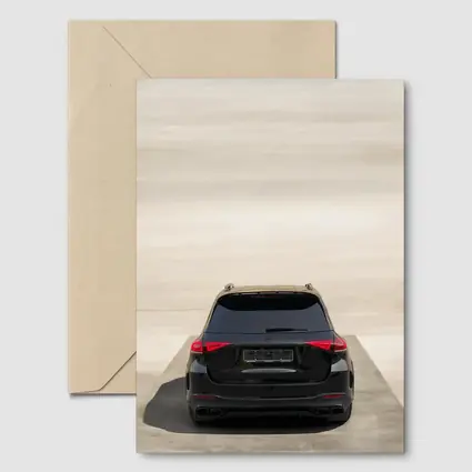 Mercedes GLE Class Black Rear Parking Lot