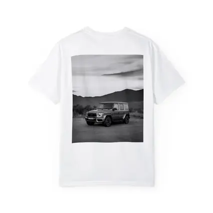 Mercedes G Class Black White Mountain Landscape