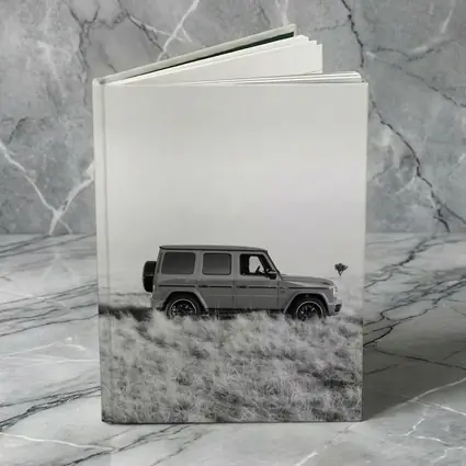 Mercedes G Class Black White Field