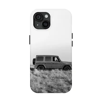 Mercedes G Class Black White Field