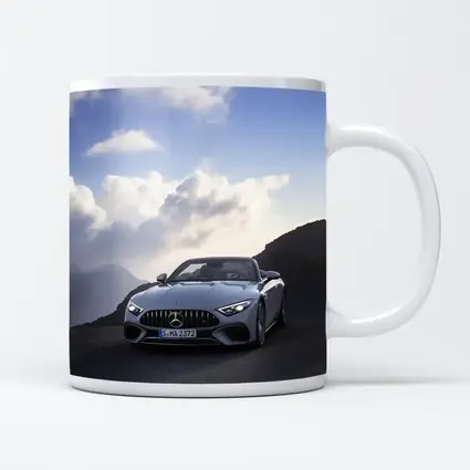 Mercedes SL Class Silver Mountain Road