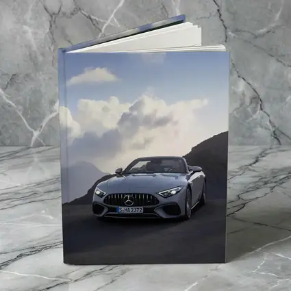 Mercedes SL Class Silver Mountain Road