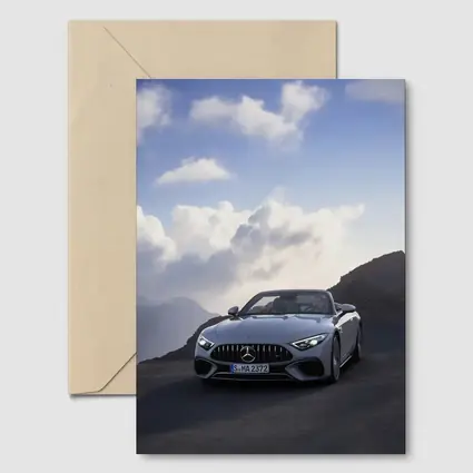 Mercedes SL Class Silver Mountain Road