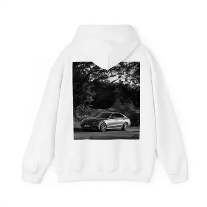 Mercedes AMG C Class Black White Nature