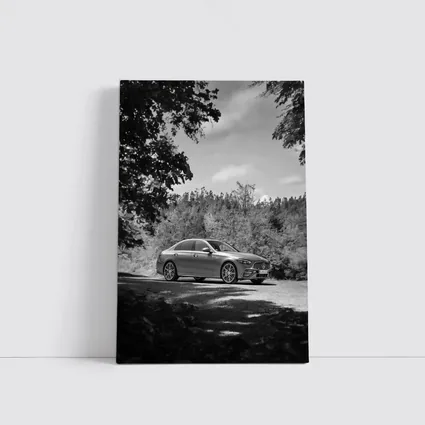 Mercedes AMG C63 Black White Forest
