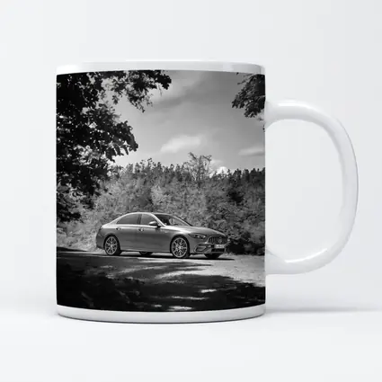 Mercedes AMG C63 Black White Forest