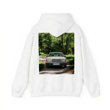 Mercedes S Class Classic Car Forest Road