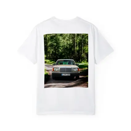 Mercedes S Class Classic Car Forest Road