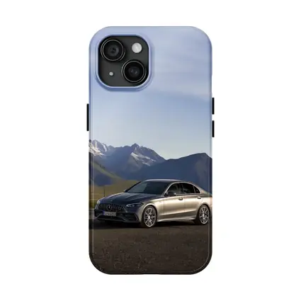 Mercedes AMG C Class Mountain Backdrop