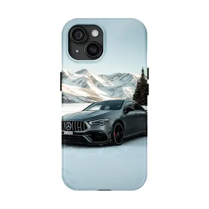 Mercedes AMG CLA Gray Snow Mountain