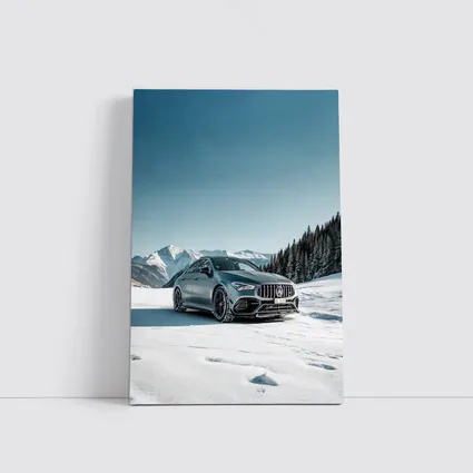 Mercedes AMG CLA Snow Mountain Winter