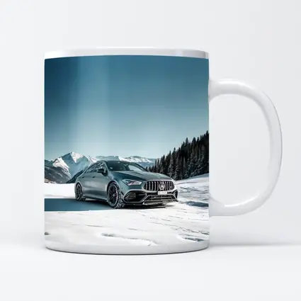 Mercedes AMG CLA Snow Mountain Winter