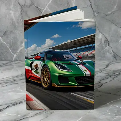 Lotus Exige Mexican Flag Livery Racing Track