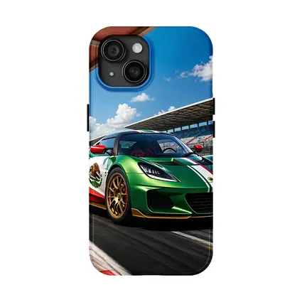 Lotus Exige Mexican Flag Livery Racing Track