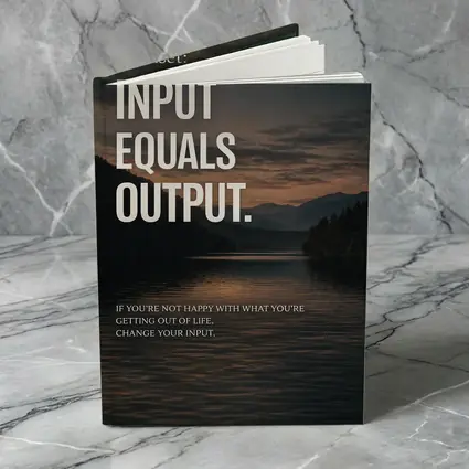 Mindset Input Equals Output Lake Mountains