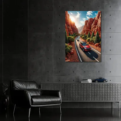 Mini Cooper S Red Canyon Road Drive