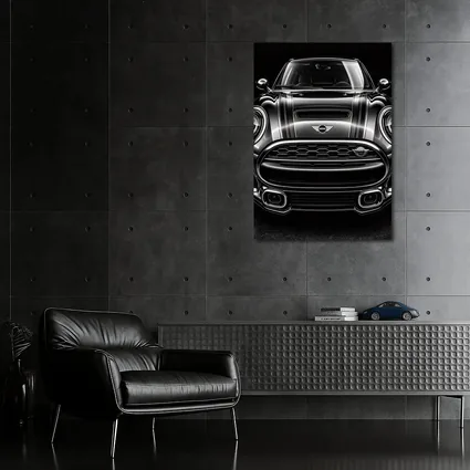 Mini Clubman Front View Dark Background
