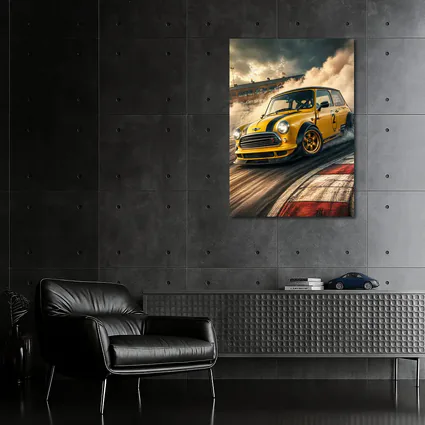 Mini Cooper S Drifting On Race Track