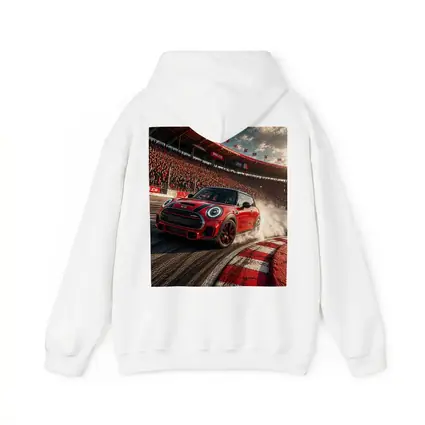 Mini Cooper S Red Racing Track Burnout