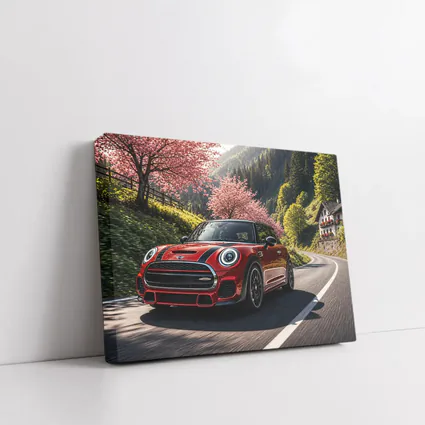 Mini Cooper S Red Mountain Road Drive