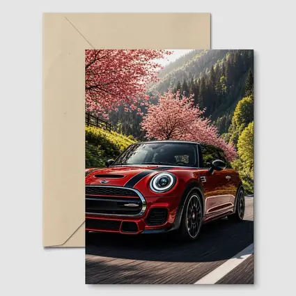 Mini Cooper S Red Mountain Road Drive