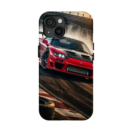 Mitsubishi 3000GT Red Drift Track Action