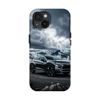 Mitsubishi Eclipse Cross Dramatic Mountain Clouds