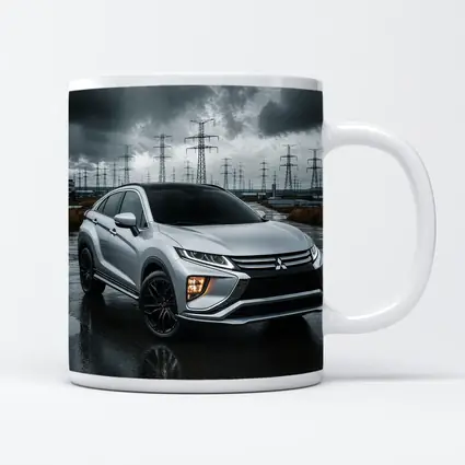 Mitsubishi Eclipse Cross Stormy Industrial Sky