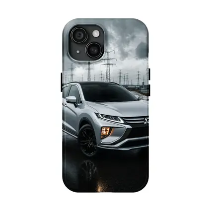 Mitsubishi Eclipse Cross Stormy Industrial Sky