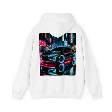 Mitsubishi Eclipse Neon Lights Tokyo Night