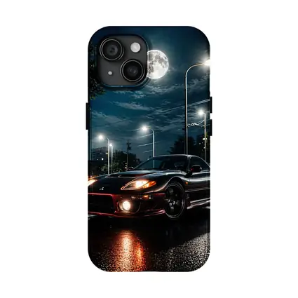 Mitsubishi 3000GT Black Night Moon Street