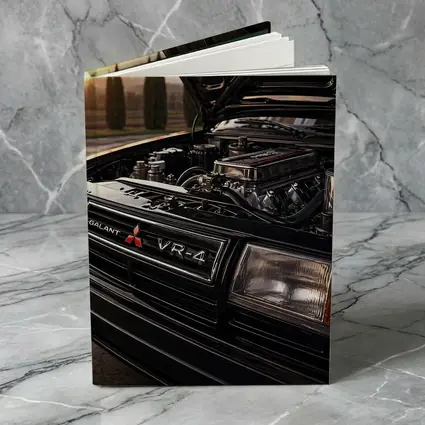Mitsubishi Galant VR4 Engine Bay Sunset
