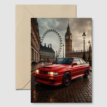 Mitsubishi Galant VR4 Red London Street
