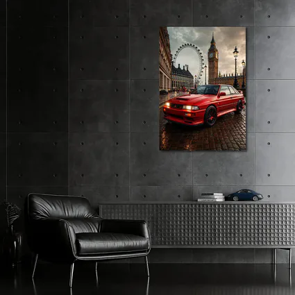 Mitsubishi Galant VR4 Red London Street