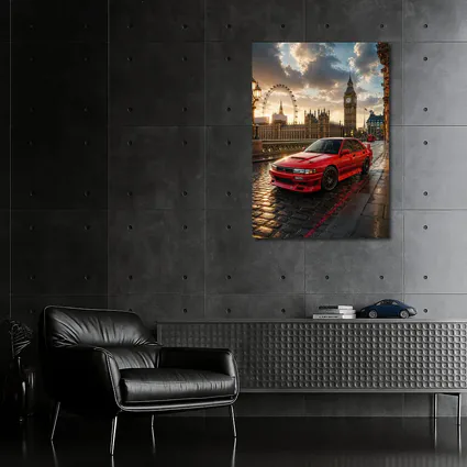 Mitsubishi Galant VR4 Red London Sunset