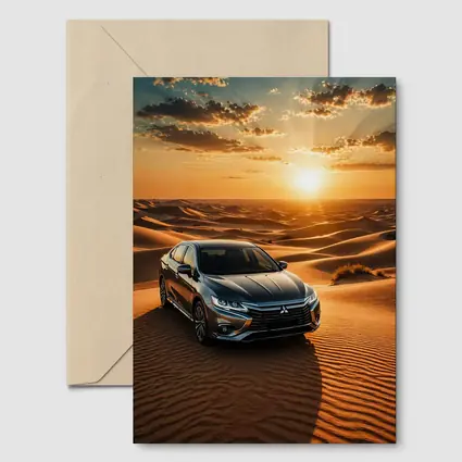 Mitsubishi Galant Sedan Desert Sunset Drive