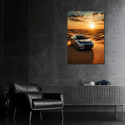 Mitsubishi Galant Sedan Desert Sunset Drive