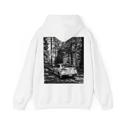 Mitsubishi Lancer Evo Forest Black White