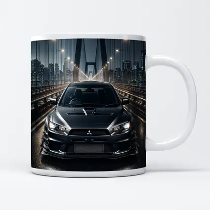 Mitsubishi Lancer Evo Night Bridge Drive