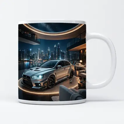Mitsubishi Lancer Evolution Luxury Penthouse Night