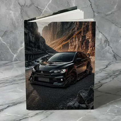 Mitsubishi Lancer Evolution Black Canyon Road