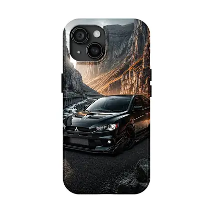 Mitsubishi Lancer Evolution Black Canyon Road