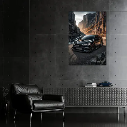 Mitsubishi Lancer Evolution Black Canyon Road