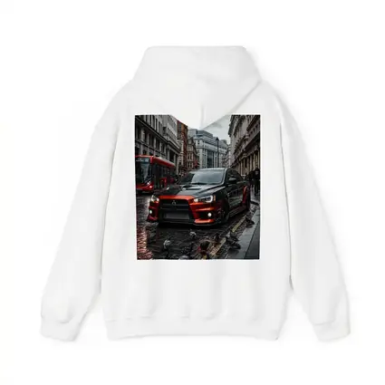 Mitsubishi Lancer Evolution Rainy London Streets