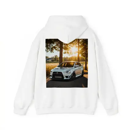 Mitsubishi Lancer Evolution Parked Sunny Forest