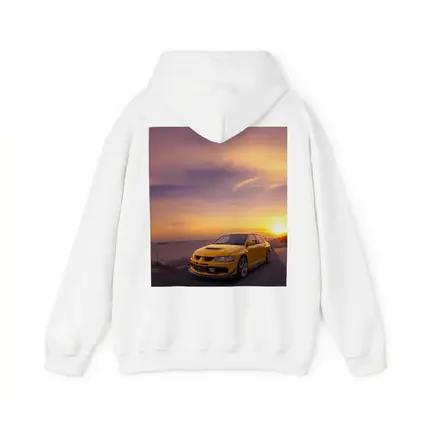 Mitsubishi Lancer Evolution Sunset Sky